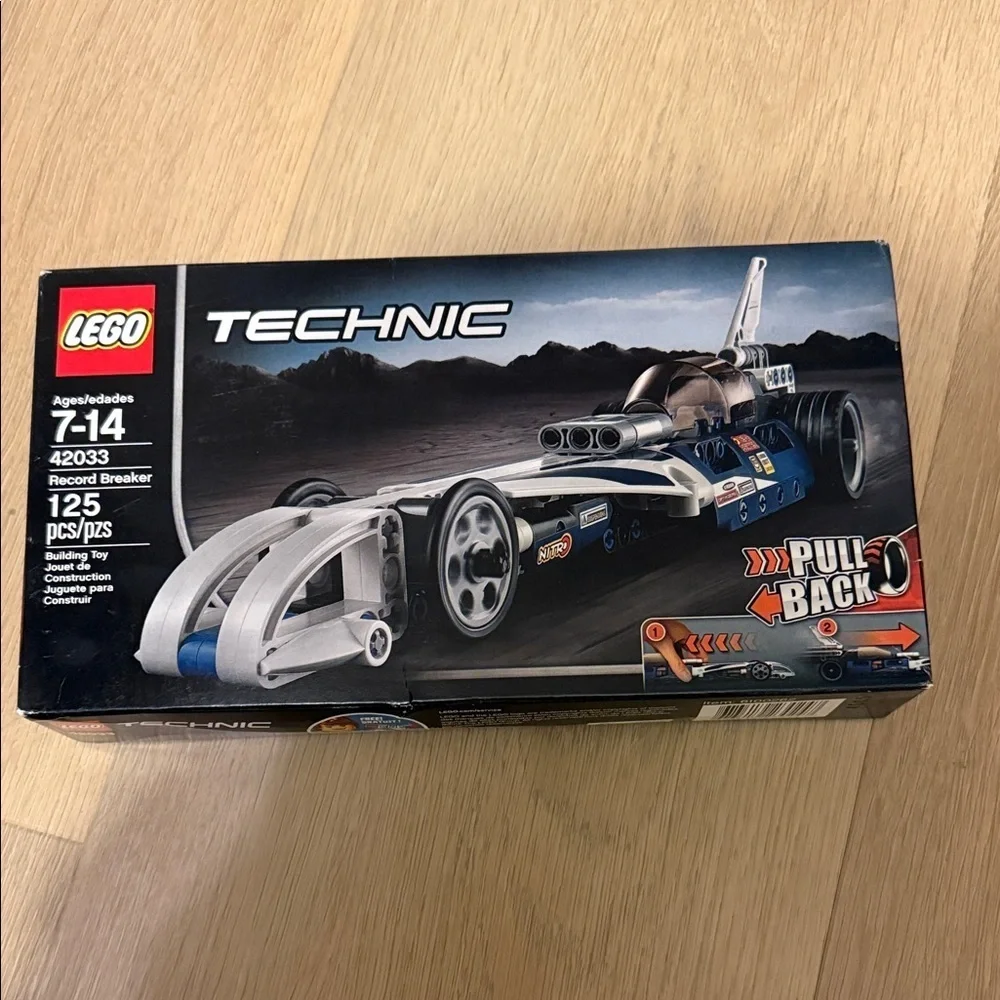 Lego technic recordbreaker set 42033 new in sealed box 125 pieces retired& rare